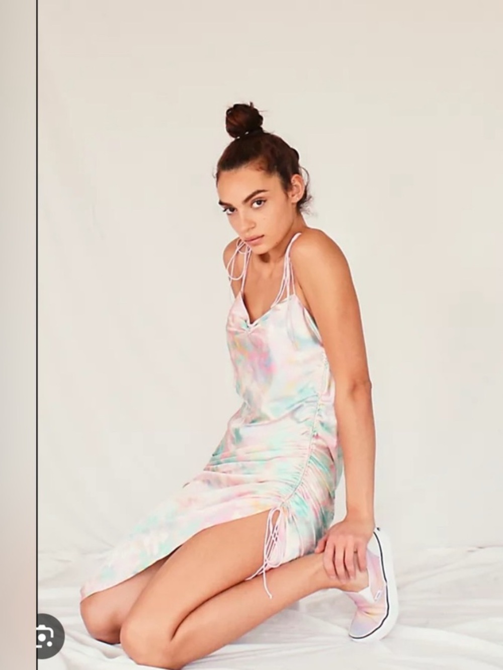 For Love & Lemons Pastel Tie-Dye Midi Dress revolve
